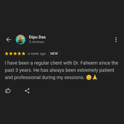 Dentist google review