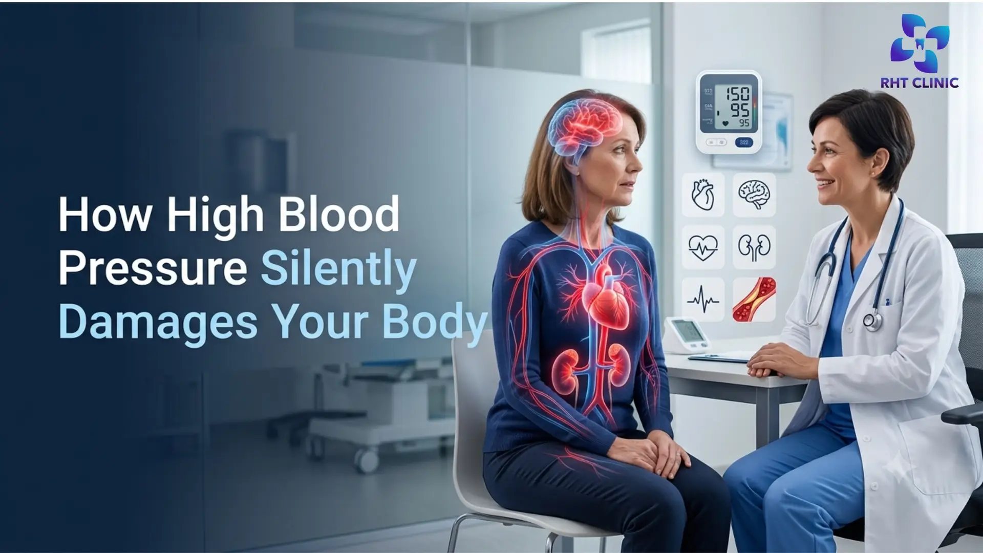 How High Blood Pressure Silently Damages Your Body