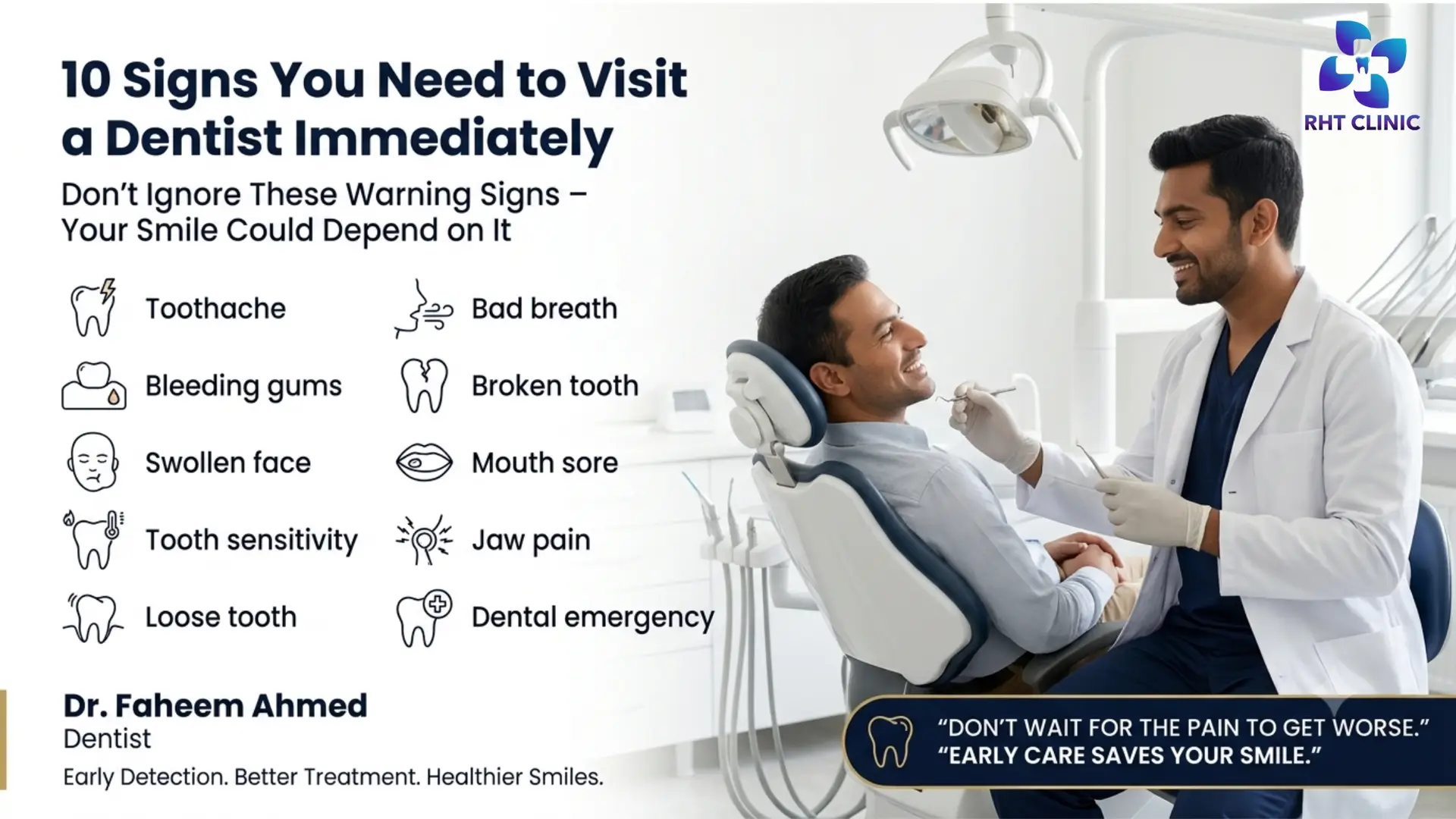 10 Signs You Need to Visit a Dentist Immediately